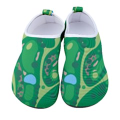 Golf Course Par Golf Course Green Women s Sock-style Water Shoes by Sarkoni