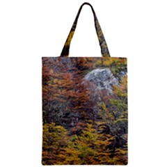 Wilderness Palette, Tierra Del Fuego Forest Landscape, Argentina Zipper Classic Tote Bag by dflcprintsclothing