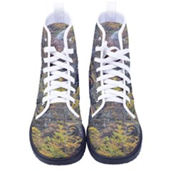 Wilderness Palette, Tierra Del Fuego Forest Landscape, Argentina Men s High-top Canvas Sneakers by dflcprintsclothing