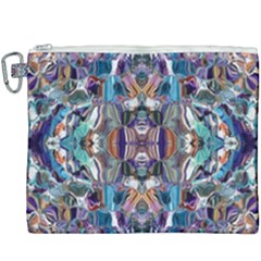  Over The Delta  Canvas Cosmetic Bag (xxxl) by kaleidomarblingart
