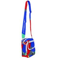 Abstract Circles, Art, Colorful, Colors, Desenho, Modern Shoulder Strap Belt Bag