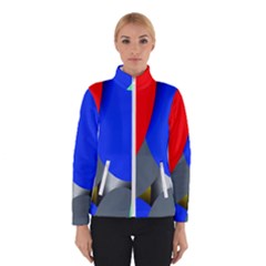 Abstract Circles, Art, Colorful, Colors, Desenho, Modern Women s Bomber Jacket