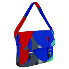 Abstract Circles, Art, Colorful, Colors, Desenho, Modern Buckle Messenger Bag