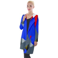 Abstract Circles, Art, Colorful, Colors, Desenho, Modern Hooded Pocket Cardigan