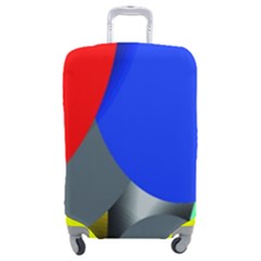 Abstract Circles, Art, Colorful, Colors, Desenho, Modern Luggage Cover (medium) by nateshop