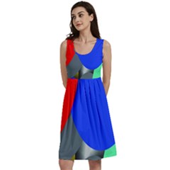 Abstract Circles, Art, Colorful, Colors, Desenho, Modern Classic Skater Dress