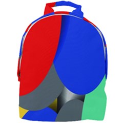 Abstract Circles, Art, Colorful, Colors, Desenho, Modern Mini Full Print Backpack by nateshop