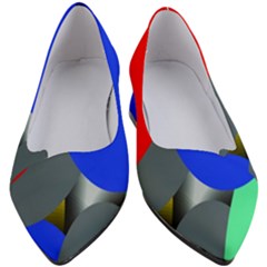 Abstract Circles, Art, Colorful, Colors, Desenho, Modern Women s Block Heels 