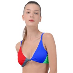 Abstract Circles, Art, Colorful, Colors, Desenho, Modern Knot Up Bikini Top