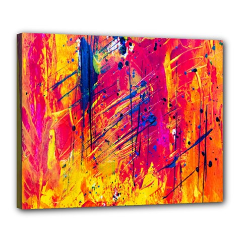 Abstract Design Calorful Canvas 20  X 16  (stretched)