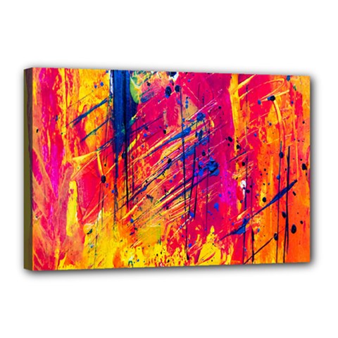 Abstract Design Calorful Canvas 18  X 12  (stretched)