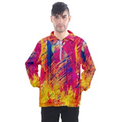 Abstract Design Calorful Men s Half Zip Pullover by nateshop