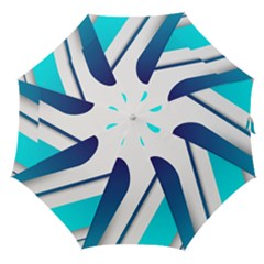 Abstract, Desenho, Flat, Google, Material Straight Umbrellas by nateshop