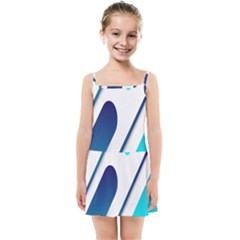 Abstract, Desenho, Flat, Google, Material Kids  Summer Sun Dress by nateshop