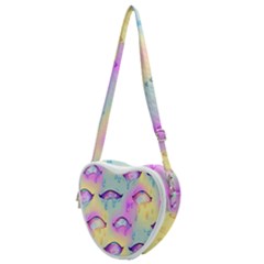 Ahegao, Anime, Pink Heart Shoulder Bag by nateshop