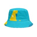 Blue Yellow Abstraction, Creative Backgroun Bucket Hat View1