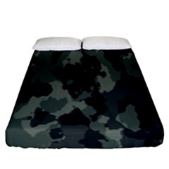Comouflage,army Fitted Sheet (King Size)