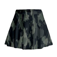 Comouflage,army Mini Flare Skirt by nateshop