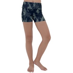 Comouflage,army Kids  Lightweight Velour Yoga Shorts by nateshop