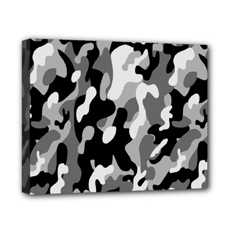 Dark Camouflage, Military Camouflage, Dark Backgrounds Canvas 10  X 8  (stretched) by nateshop