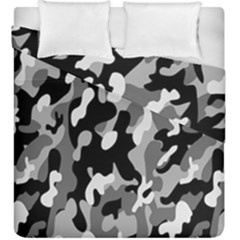 Dark Camouflage, Military Camouflage, Dark Backgrounds Duvet Cover Double Side (king Size) by nateshop