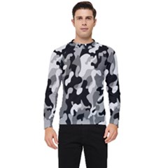 Dark Camouflage, Military Camouflage, Dark Backgrounds Men s Long Sleeve Rash Guard by nateshop