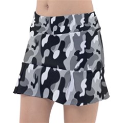 Dark Camouflage, Military Camouflage, Dark Backgrounds Classic Tennis Skirt by nateshop