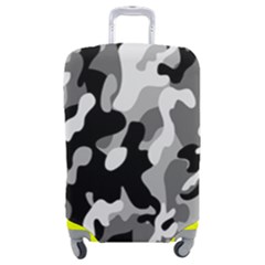 Dark Camouflage, Military Camouflage, Dark Backgrounds Luggage Cover (medium) by nateshop