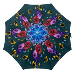 Falling Flowers, Art, Coffee Cup, Colorful, Creative, Cup Straight Umbrellas by nateshop