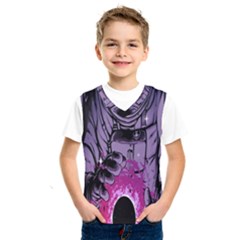 Fingerprint Astro, Amoled, Astronaut, Black, Dark, Oled Kids  Basketball Tank Top by nateshop