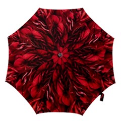 Followers,maroon,rose,roses Hook Handle Umbrellas (small)