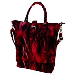 Followers,maroon,rose,roses Buckle Top Tote Bag by nateshop