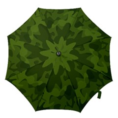 Green Camouflage, Camouflage Backgrounds, Green Fabric Hook Handle Umbrellas (large) by nateshop