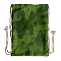 Green Camouflage, Camouflage Backgrounds, Green Fabric Drawstring Bag (large) by nateshop