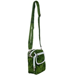 Green Camouflage, Camouflage Backgrounds, Green Fabric Shoulder Strap Belt Bag by nateshop