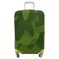 Green Camouflage, Camouflage Backgrounds, Green Fabric Luggage Cover (medium) by nateshop