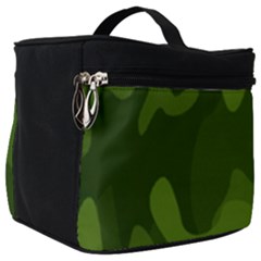 Green Camouflage, Camouflage Backgrounds, Green Fabric Make Up Travel Bag (big) by nateshop
