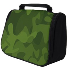 Green Camouflage, Camouflage Backgrounds, Green Fabric Full Print Travel Pouch (big) by nateshop