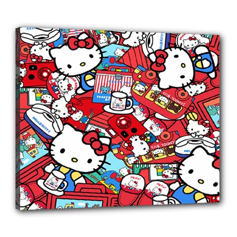 Hello-kitty-61 Canvas 24  X 20  (stretched) by nateshop