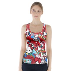 Hello-kitty-61 Racer Back Sports Top