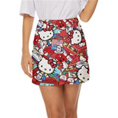 Hello-kitty-61 Mini Front Wrap Skirt by nateshop