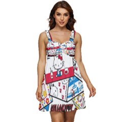 Hello-kitty-62 Ruffle Strap Babydoll Chiffon Dress by nateshop