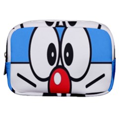 Doraemon Face, Anime, Blue, Cute, Japan Make Up Pouch (small)
