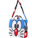 Doraemon Face, Anime, Blue, Cute, Japan Square Shoulder Tote Bag View1