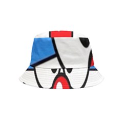 Doraemon Face, Anime, Blue, Cute, Japan Bucket Hat (kids)