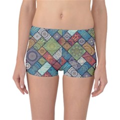 Mandala Pattern Abstract , Mandala, Pattern, Abstract Reversible Boyleg Bikini Bottoms