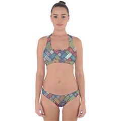 Mandala Pattern Abstract , Mandala, Pattern, Abstract Cross Back Hipster Bikini Set