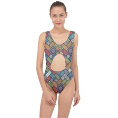 Mandala Pattern Abstract , Mandala, Pattern, Abstract Center Cut Out Swimsuit