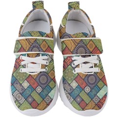 Mandala Pattern Abstract , Mandala, Pattern, Abstract Kids  Velcro Strap Shoes