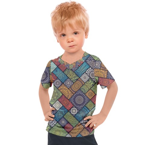 Mandala Pattern Abstract , Mandala, Pattern, Abstract Kids  Sports T-shirt by nateshop